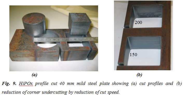Cutting 50 mm thick (8) 切割50毫米厚(8)