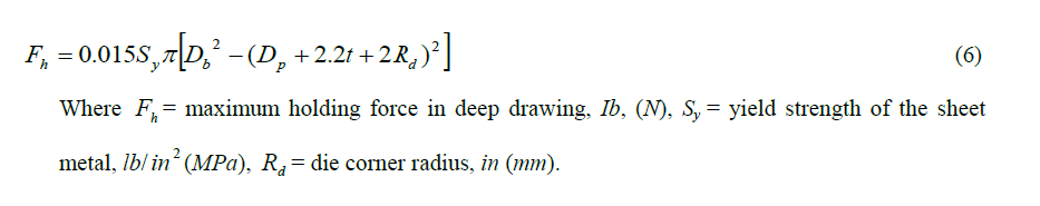 DESIGN AND FABRICATION OF A DEEP DRAWING MACHINE (5) 深拉机的设计与制作(5)