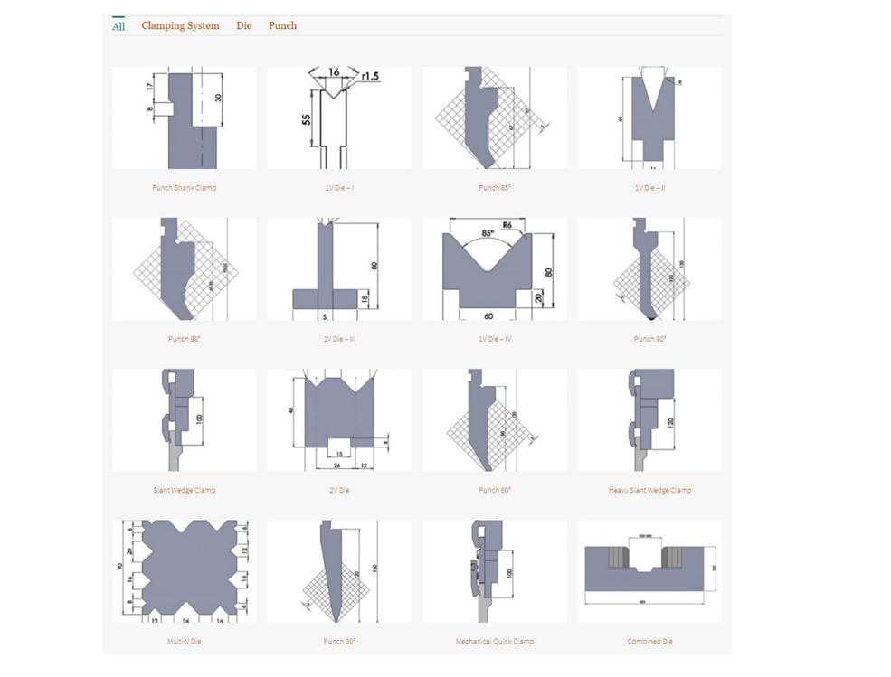 Press brake stroke (6) 折弯机(6)